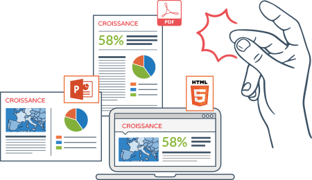 Vos contenus sont disponibles instantanément